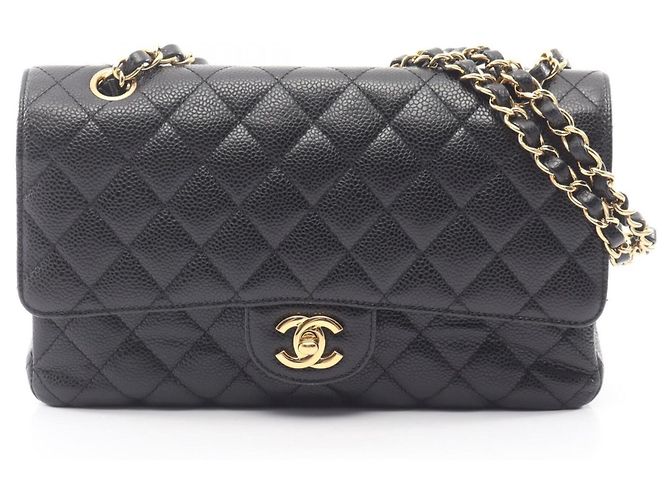 Borsa a tracolla Chanel Matelassé Double Flap Nero