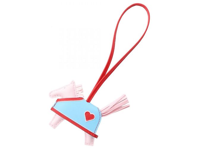 Hermès Hermes Rodeo PM Charm Pink Red Blue Light blue