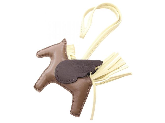 Hermès Hermes Rodeo Pegasus PM Handbag Charm Marrone Giallo Taupe