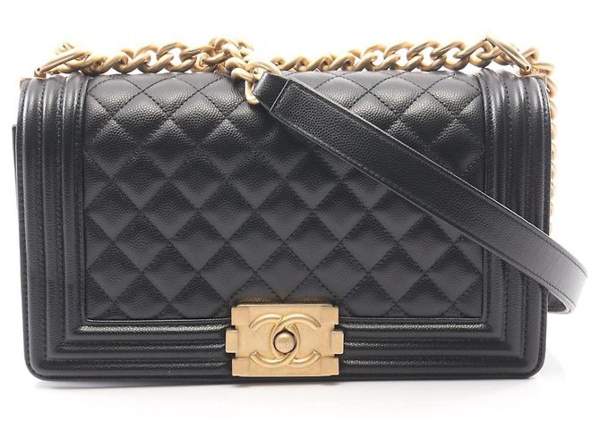 Borsa a tracolla Chanel Boy Nero