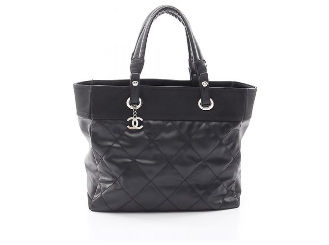 Sac Cabas Chanel Paris Biarritz MM Noir