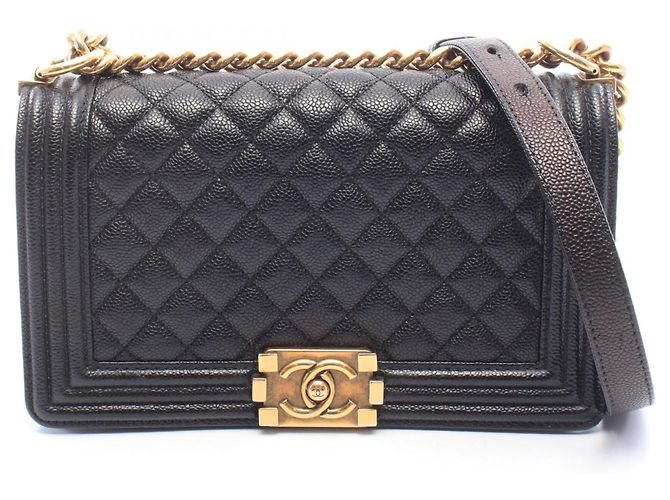 Le Boy Bolsa de Ombro Chanel Boy Preto