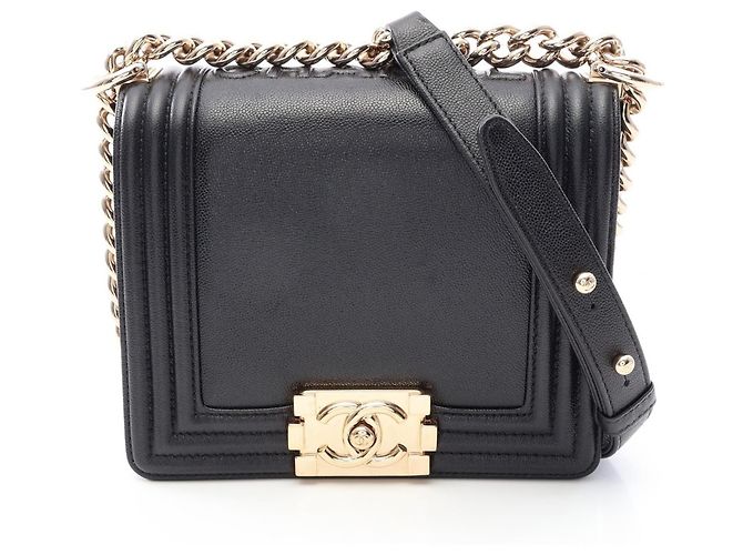 Bolso de hombro Chanel Boy - Cuero Negro