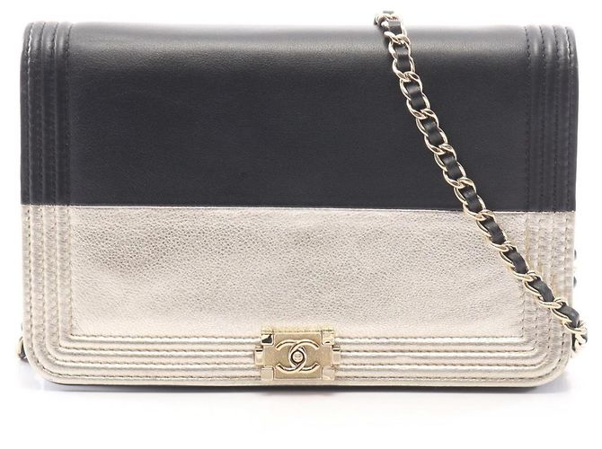 Sac à épaule Chanel Boy Noir