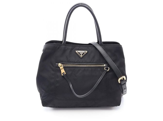 Bolsa 2-Way Prada em Preto