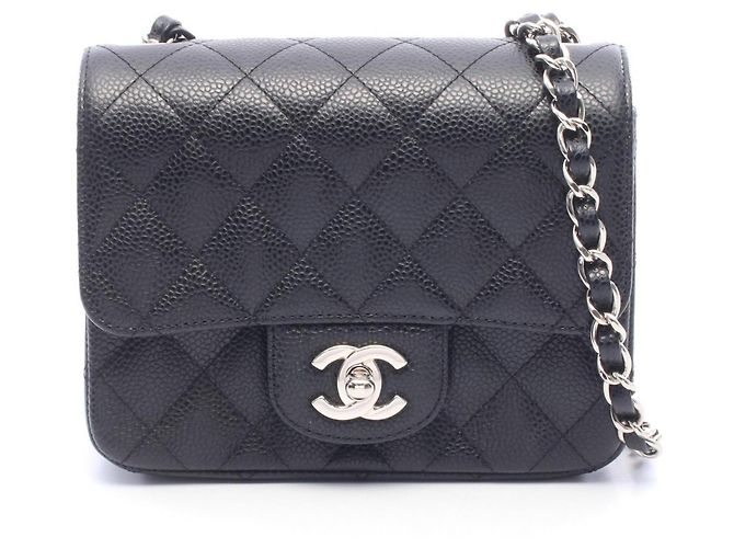 Bolsa de Ombro Chanel Mini Matelassé Preto