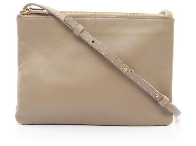 Céline Borsa a spalla Celine Trio Large Beige