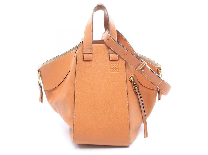 Bolsa 2-Way Loewe Hammock Medium Marrom