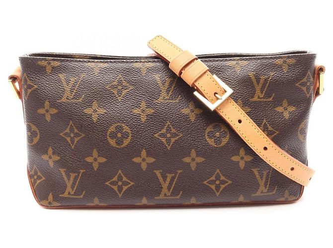Sac à épaule Louis Vuitton Trotteur Marron