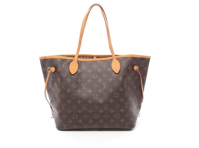 Sac Cabas Louis Vuitton Neverfull MM Marron