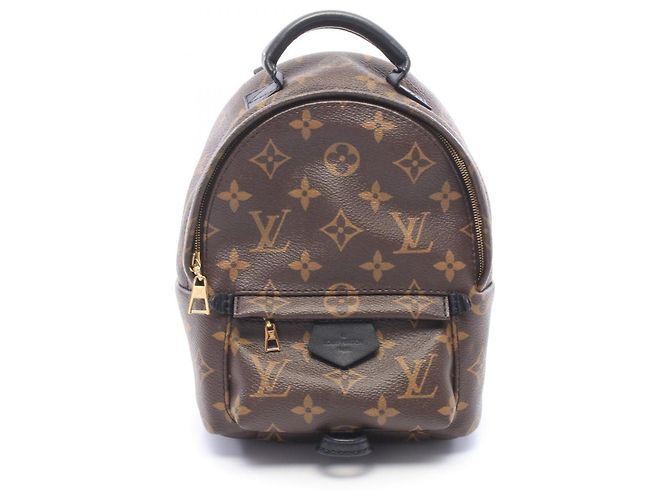 Sac à dos Louis Vuitton Palm Springs Mini Marron Noir