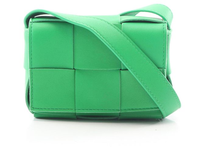 Bottega Veneta Borsa a mano Mini Cassette CANDY Verde