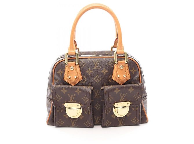 Borsa Louis Vuitton Manhattan PM Marrone