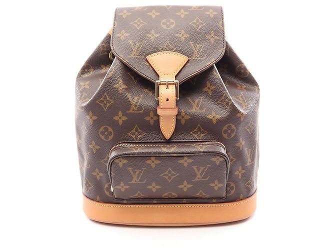 Sac à dos/Sac à main Louis Vuitton Montsouris MM Marron