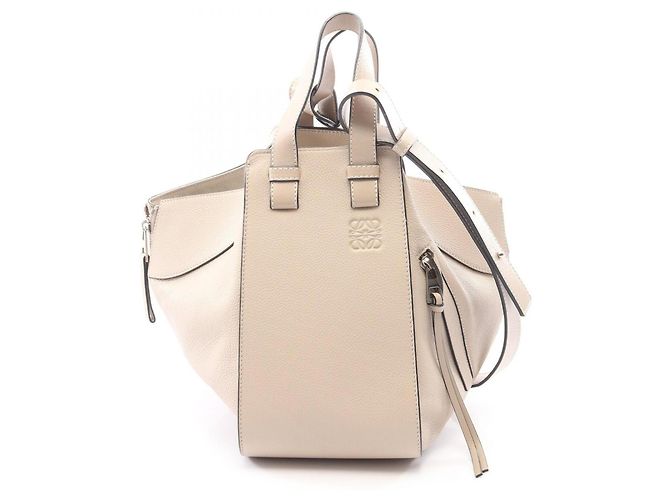 Loewe Hammock Small 2-Way Handtasche Beige