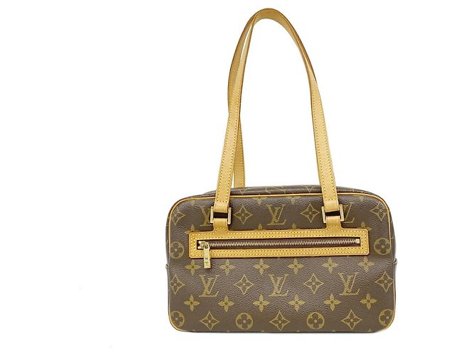 Borsa a tracolla Louis Vuitton Monogram Cite MM Marrone