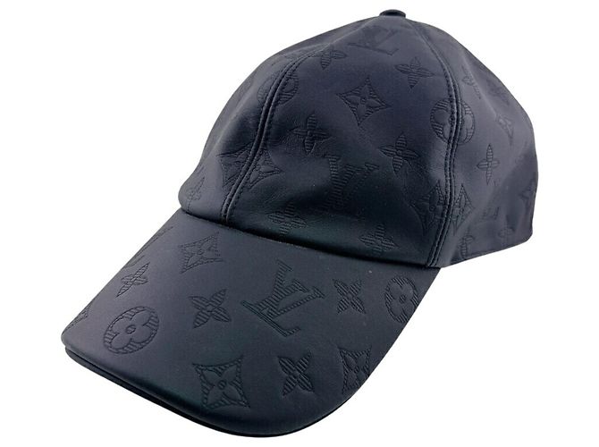 Casquette Louis Vuitton Monogram Shadow Noir