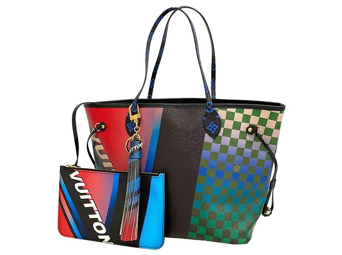 Borsa Tote Louis Vuitton Neverfull MM Multicolore