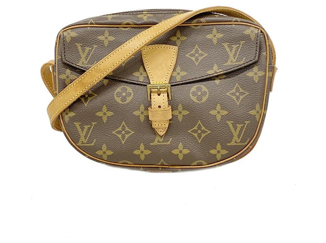 Borsa a tracolla Louis Vuitton Monogram Jeune Fille PM Marrone
