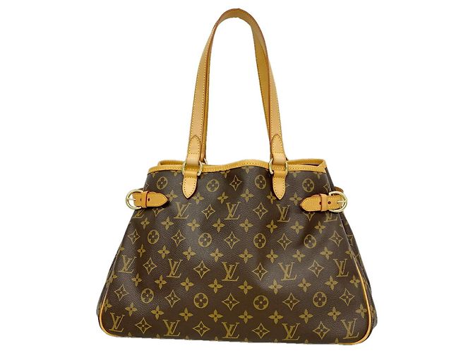 Louis Vuitton Monogram Batignolles Horizontal Tote Bag Braun