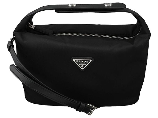 Prada Bolsa Mini Re Nylon Preta RDLN Preto