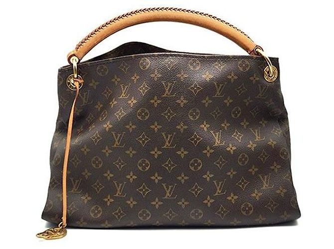 Louis Vuitton Monogram Arch MM Brown Cloth Handbag