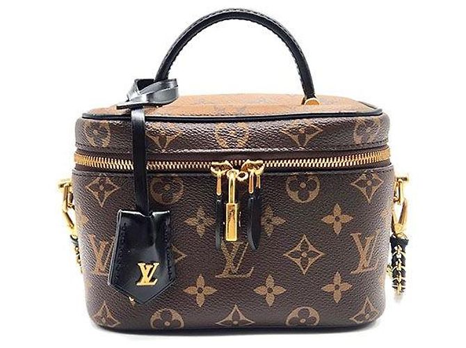 Borsa Louis Vuitton Monogram Vanity PM Marrone