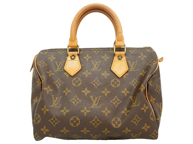Bolso Louis Vuitton Monogram Speedy 25 Castaño