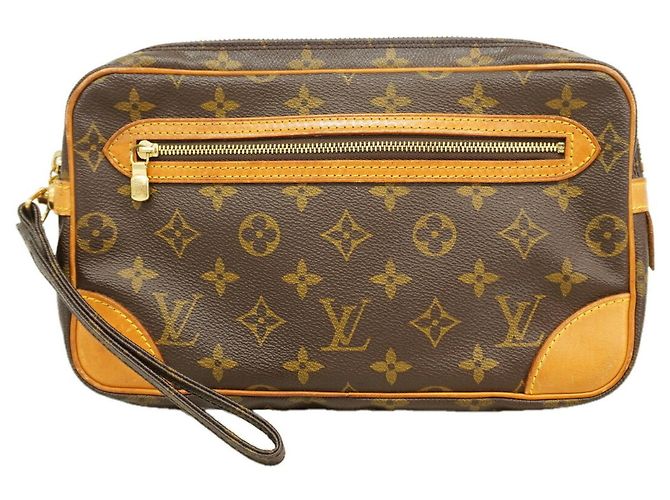 Bolsa de mão Louis Vuitton Monogram Marly Dragonne GM Marrom