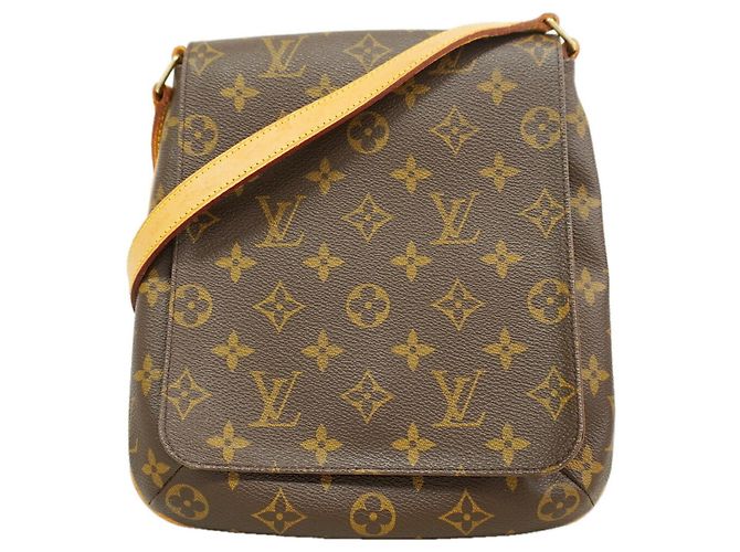 Borsa a tracolla Louis Vuitton Monogram Musette Salsa Marrone