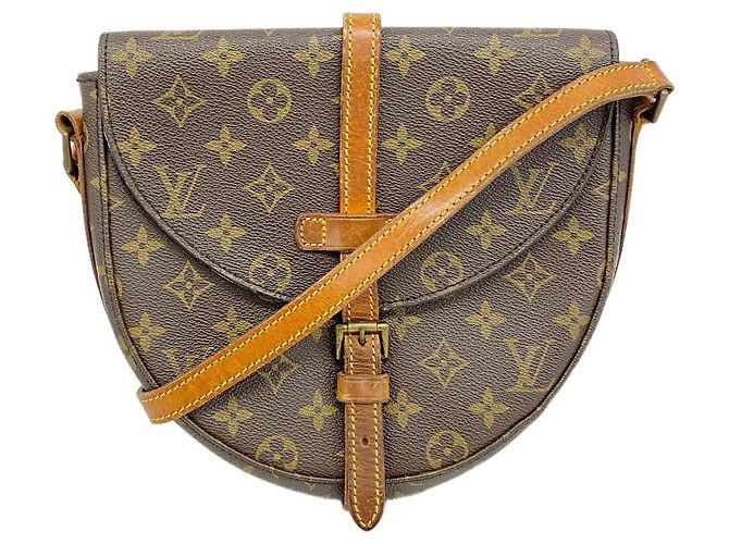 Borsa a tracolla Louis Vuitton Monogram Chantilly MM Marrone