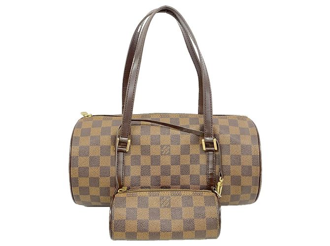 Borsa Louis Vuitton Damier Papillon 30 Damier ebene