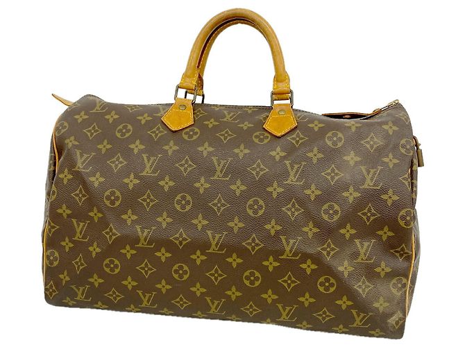 Borsa Louis Vuitton Monogram Speedy 40 Marrone