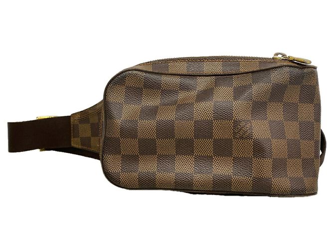 Borsa a tracolla Louis Vuitton Damier Geronimos Damier ebene