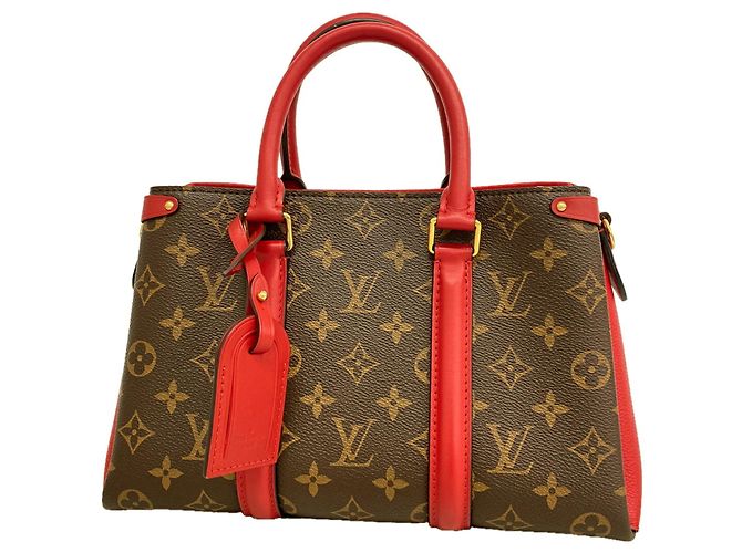 Louis Vuitton Monogram Soufflot NV BB Handtasche Fuschia