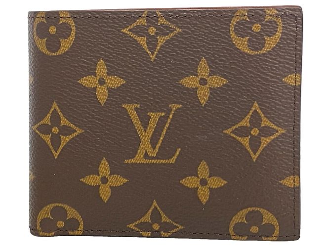 Louis Vuitton Monogram Portefeuille Marco NM Wallet Marrone