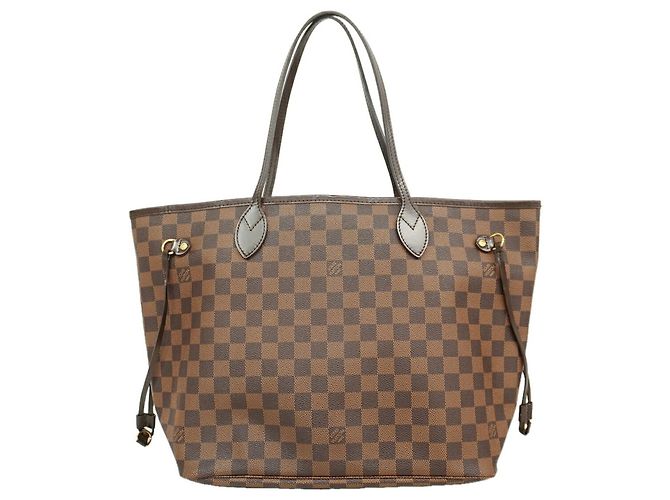 Borsa Tote Louis Vuitton Damier Neverfull MM Damier ebene