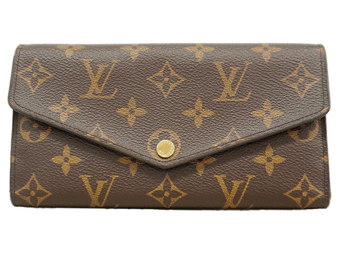Louis Vuitton Monogram Portefeuille Sarah Long Wallet Fuschia