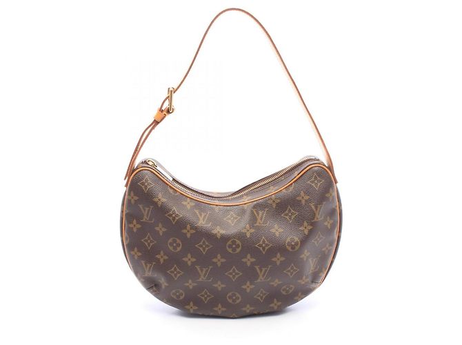 Bolsa de Ombro Louis Vuitton Pochette Croissant Monogram Marrom