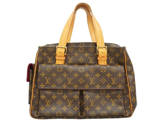 Borsa a tracolla Louis Vuitton Monogram Multiplicité Marrone