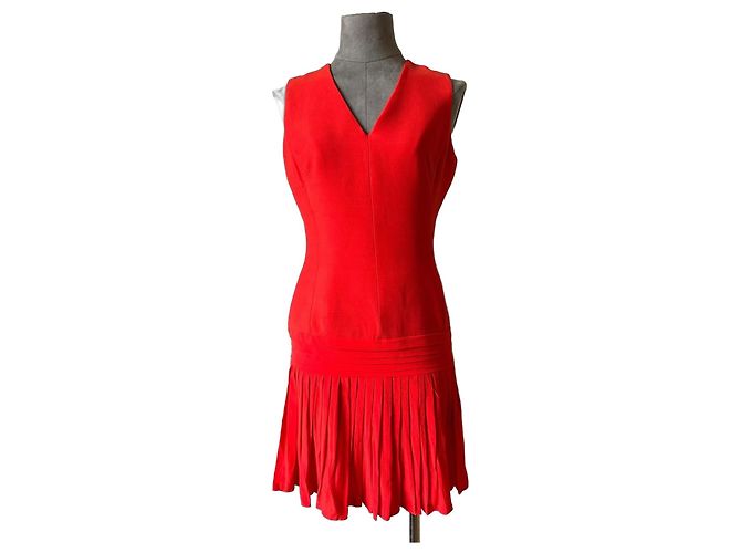 Christian Dior rotes Sommerkleid