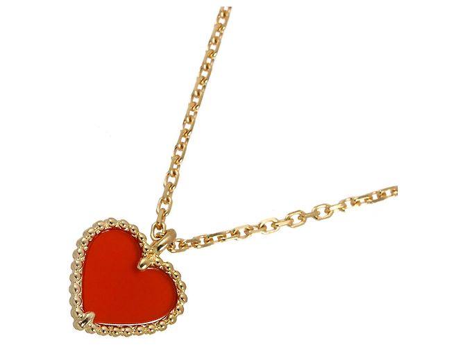 Collana Sweet Alhambra in Corniola Van Cleef & Arpels D'oro