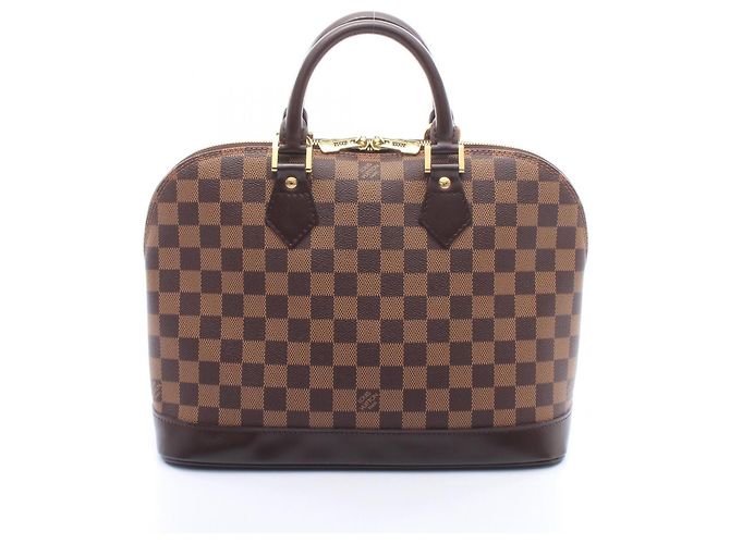 Bolsa Louis Vuitton Alma Damier Ebene Marrom