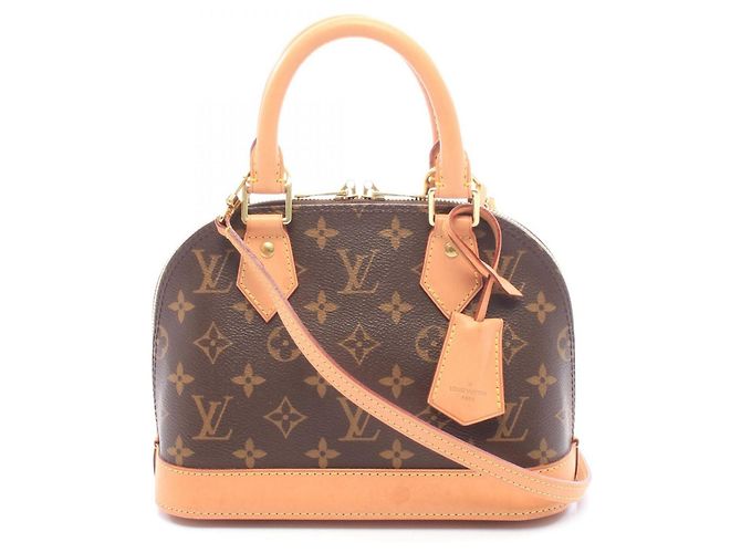 Louis Vuitton Alma BB Monogram Handtasche Braun Monogramm