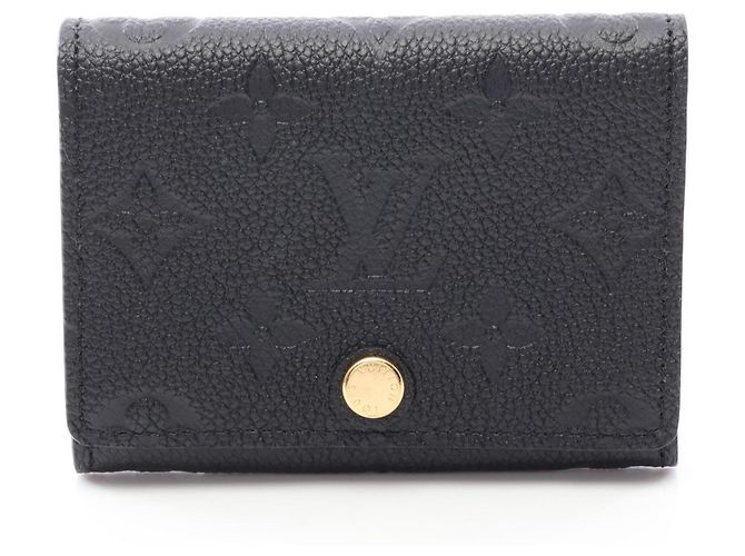 Louis Vuitton Monogram Empreinte Card Case Nero