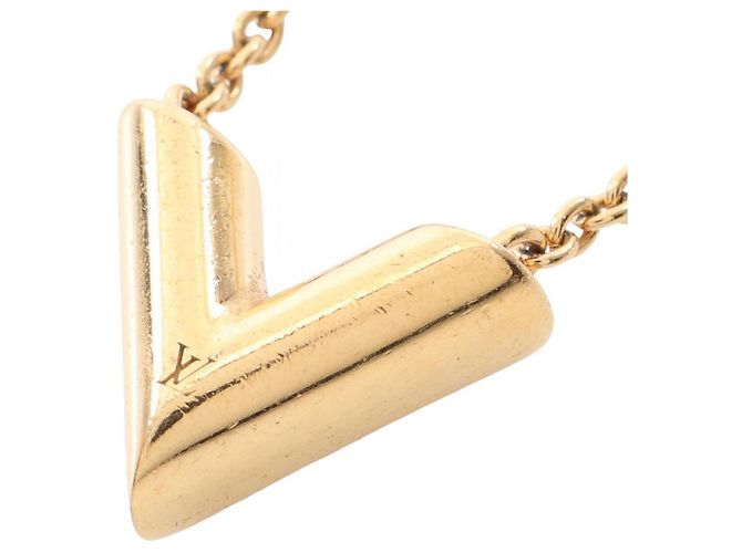 Collana Essential V Louis Vuitton D'oro