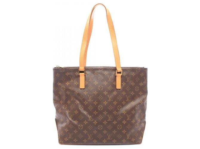 Saco Cabas Mezzo Louis Vuitton Marrom Monograma