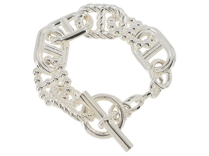 Hermès Bracciale Hermes Chaine d'Ancre Alea 2 Argento