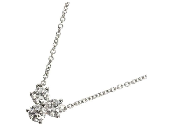 Tiffany & Co. Aria Diamantenhalskette Silber