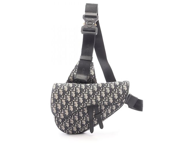 Borsa Christian Dior Dior SADDLE Nero Crudo